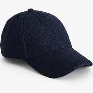 Express Navy Blue Boucle Hat
